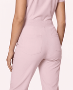 Women's High Waisted Jogger Pant Rose Quartz - Scrubloop