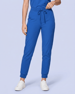 Women's High Waisted Jogger Pant Royal Blue - Scrubloop