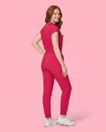 Women's High Waisted Jogger Pant Sangria - Scrubloop