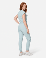 Women's High Waisted Jogger Pant Sky Blue - Scrubloop