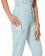 Women's High Waisted Jogger Pant Sky Blue - Scrubloop