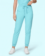 Women's High Waisted Jogger Pant Surf - Scrubloop
