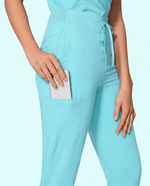 Women's High Waisted Jogger Pant Surf - Scrubloop