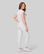 Women's High Waisted Jogger Pant White - Scrubloop