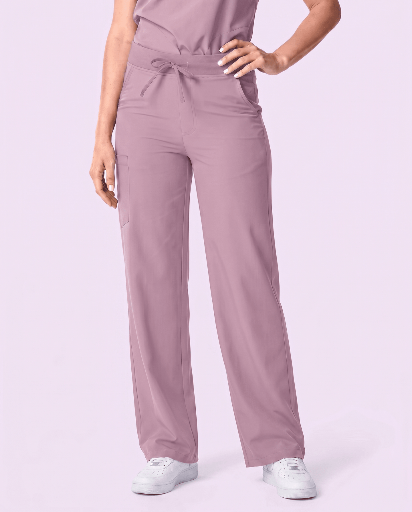 Women's High Waisted Wide Leg Pant Blossom - Scrubloop