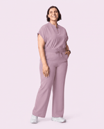 Women's High Waisted Wide Leg Pant Blossom - Scrubloop