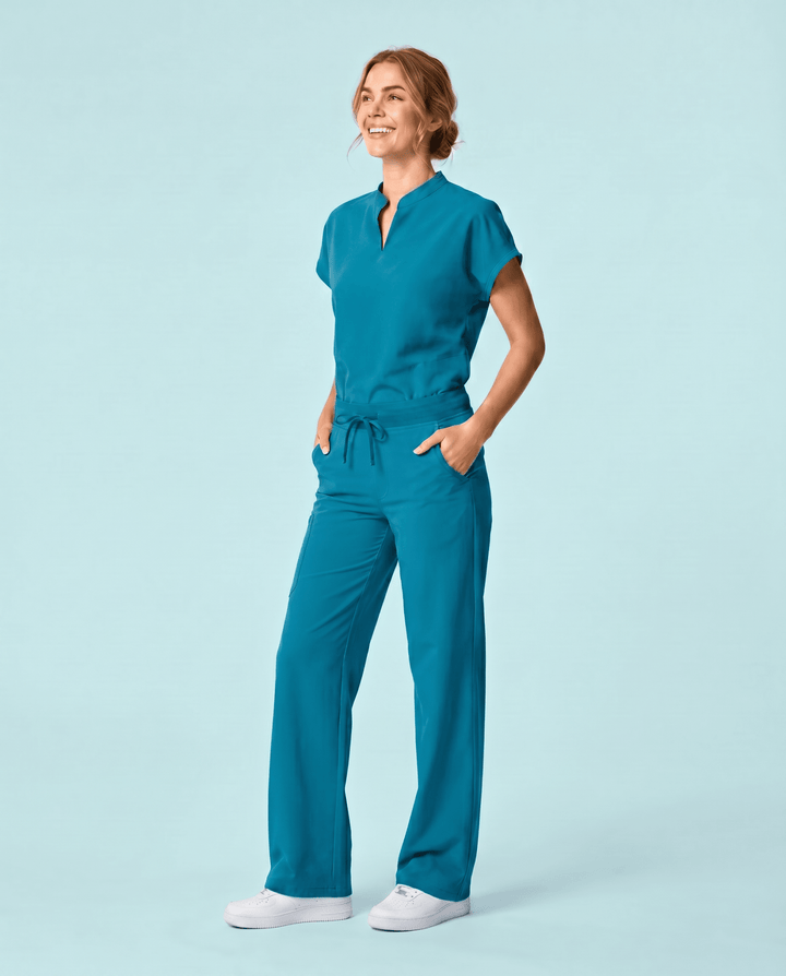 Women's High Waisted Wide Leg Pant Marina