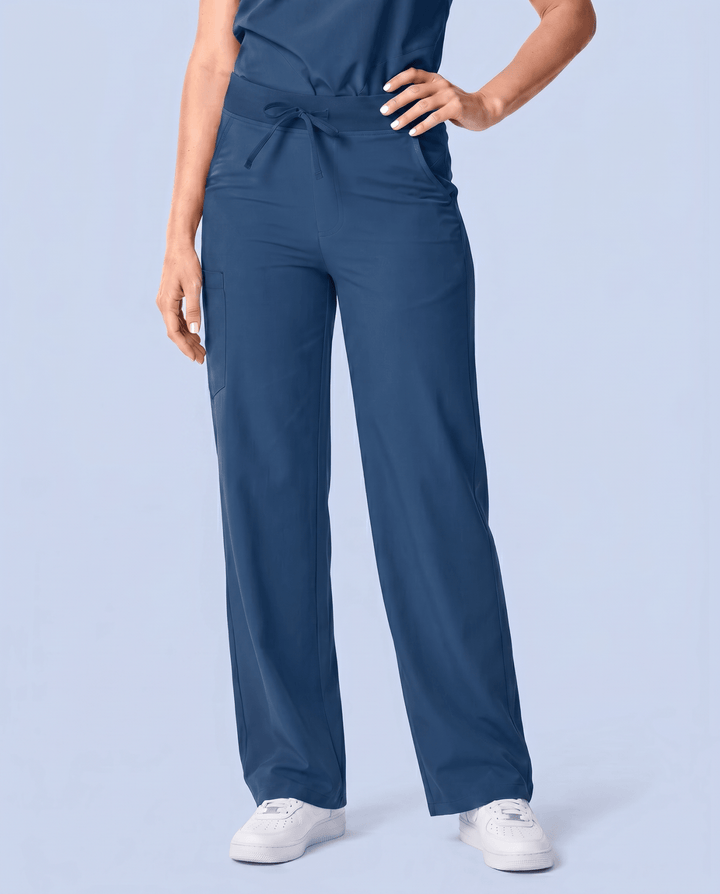 Women's High Waisted Wide Leg Pant Ocean