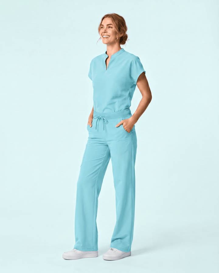 Women's High Waisted Wide Leg Pant Surf