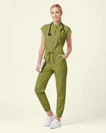 Women's Jogger Jumpsuit Avocado - Scrubloop