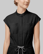 Women's Jogger Jumpsuit Black - Scrubloop