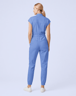 Women's Jogger Jumpsuit Ceil Blue - Scrubloop