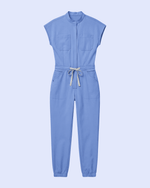 Women's Jogger Jumpsuit Ceil Blue - Scrubloop