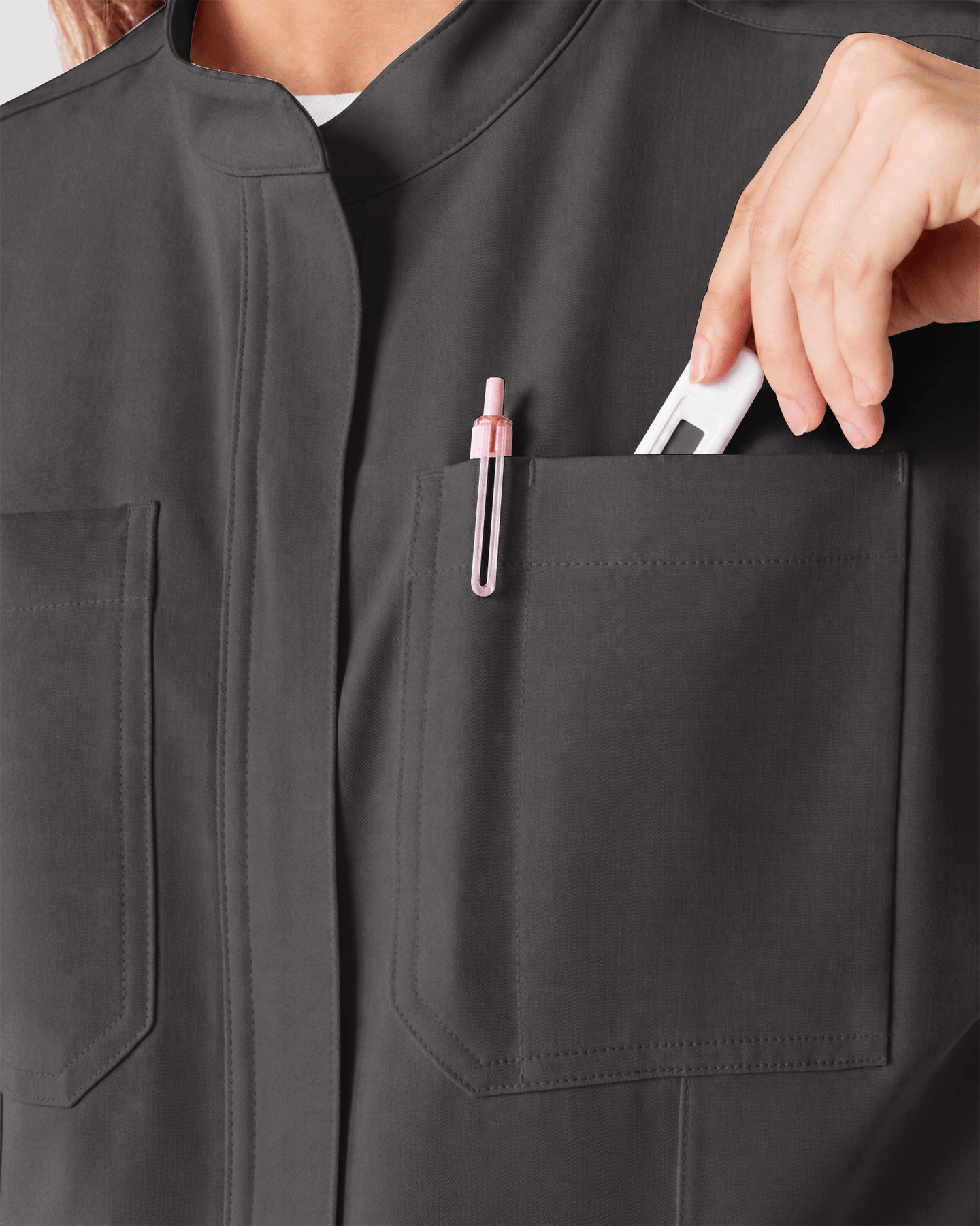 Women's Jogger Jumpsuit Charcoal - Scrubloop