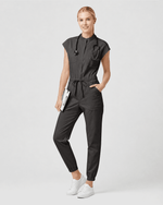 Women's Jogger Jumpsuit Charcoal - Scrubloop