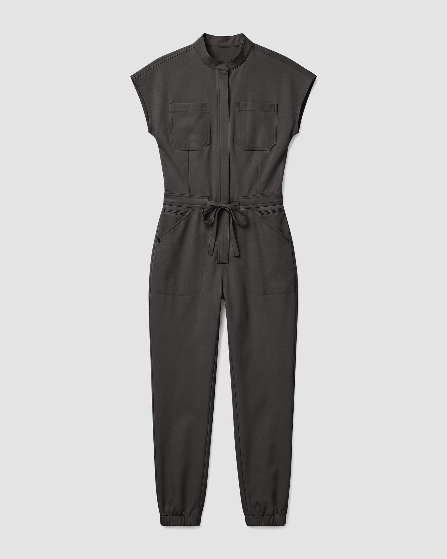Women's Jogger Jumpsuit Charcoal - Scrubloop