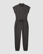 Women's Jogger Jumpsuit Charcoal - Scrubloop