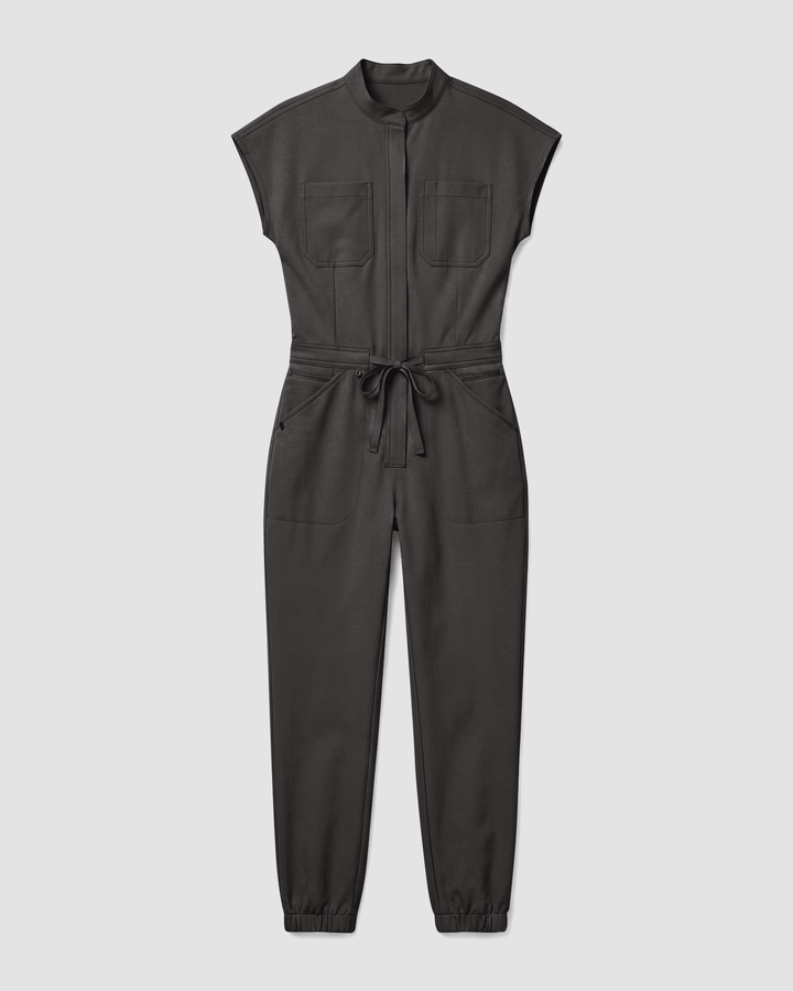 Women's Jogger Jumpsuit Charcoal