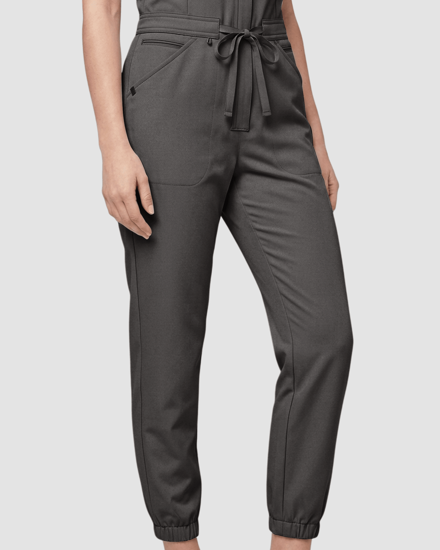 Women's Jogger Jumpsuit Charcoal - Scrubloop