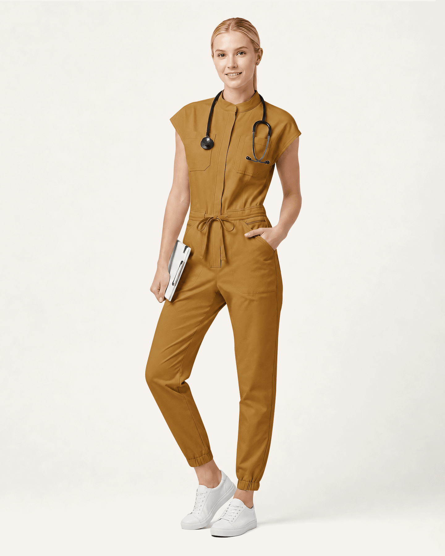 Women's Jogger Jumpsuit Cider - Scrubloop