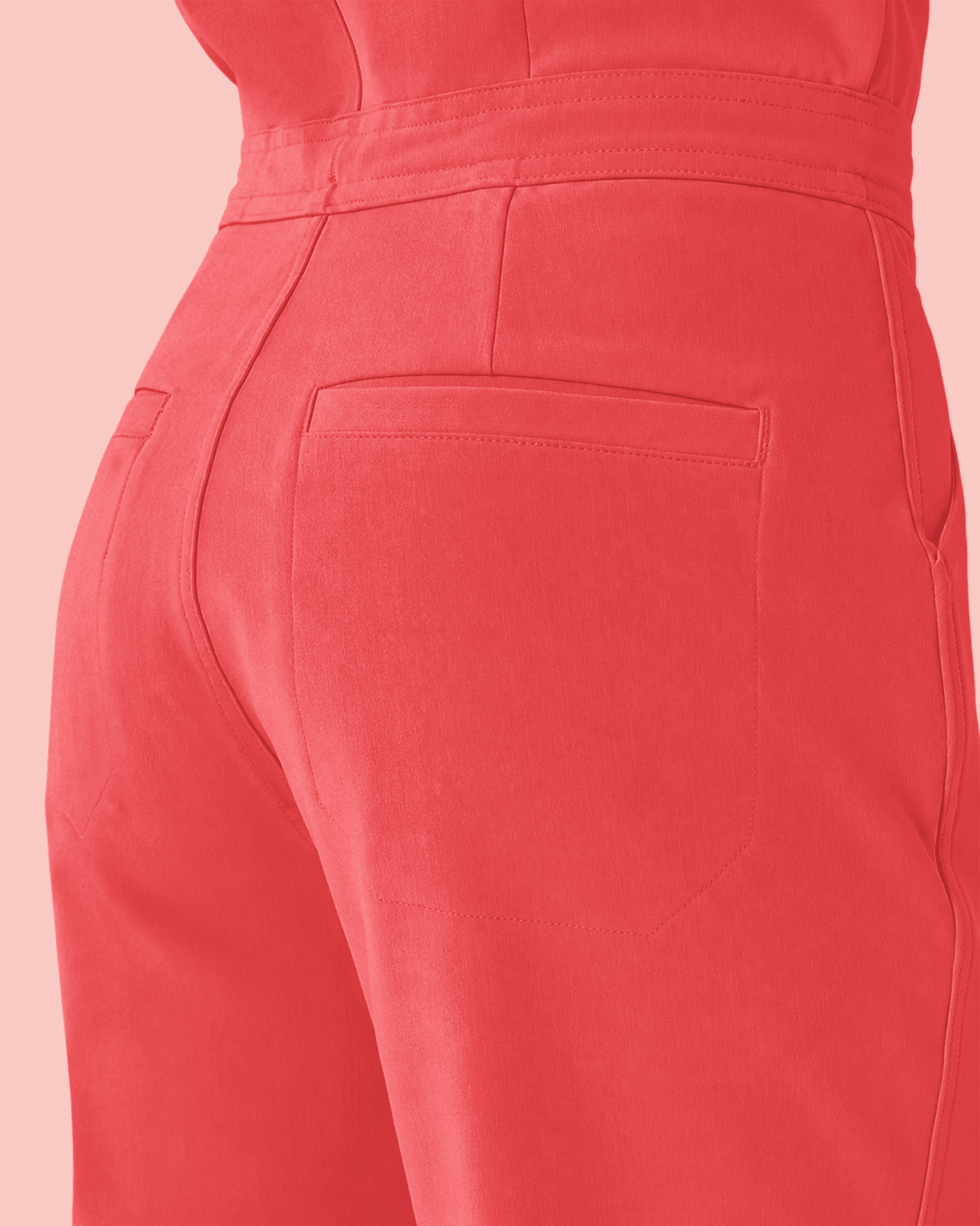 Women's Jogger Jumpsuit Coral - Scrubloop