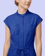Women's Jogger Jumpsuit Galaxy Blue - Scrubloop