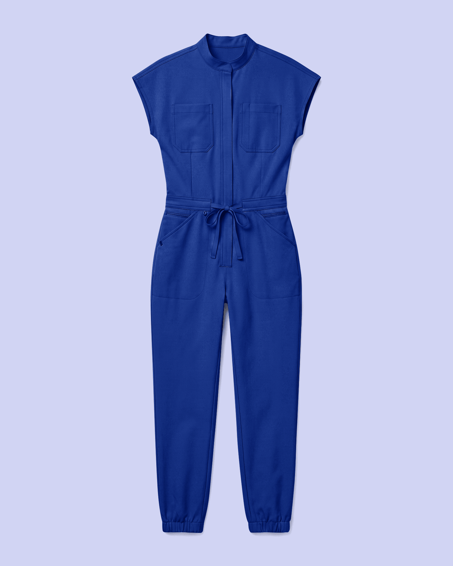 Women's Jogger Jumpsuit Galaxy Blue - Scrubloop