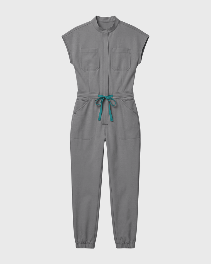 Women's Jogger Jumpsuit Heather Gray