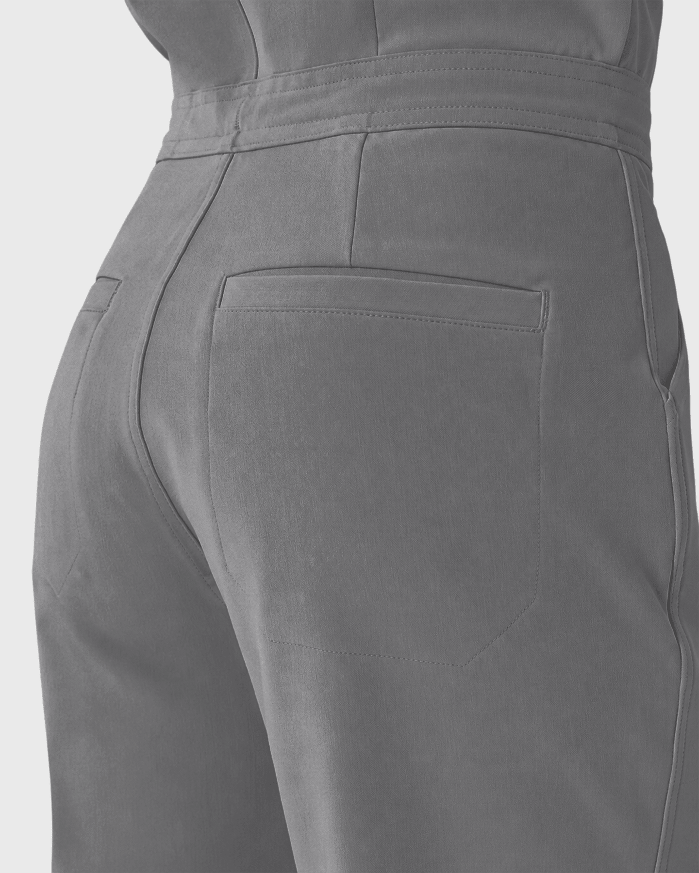 Women's Jogger Jumpsuit Heather Gray - Scrubloop