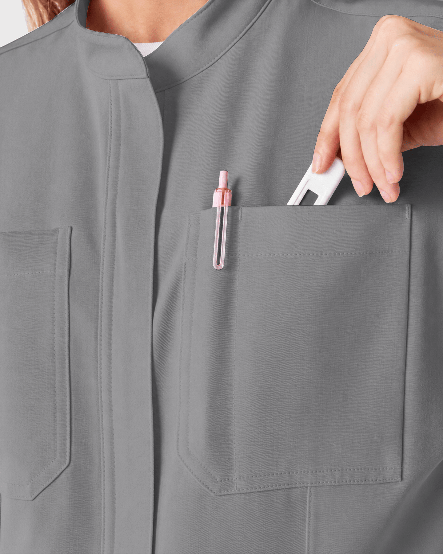 Women's Jogger Jumpsuit Heather Gray - Scrubloop