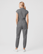 Women's Jogger Jumpsuit Heather Gray - Scrubloop