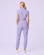 Women's Jogger Jumpsuit Lavender - Scrubloop