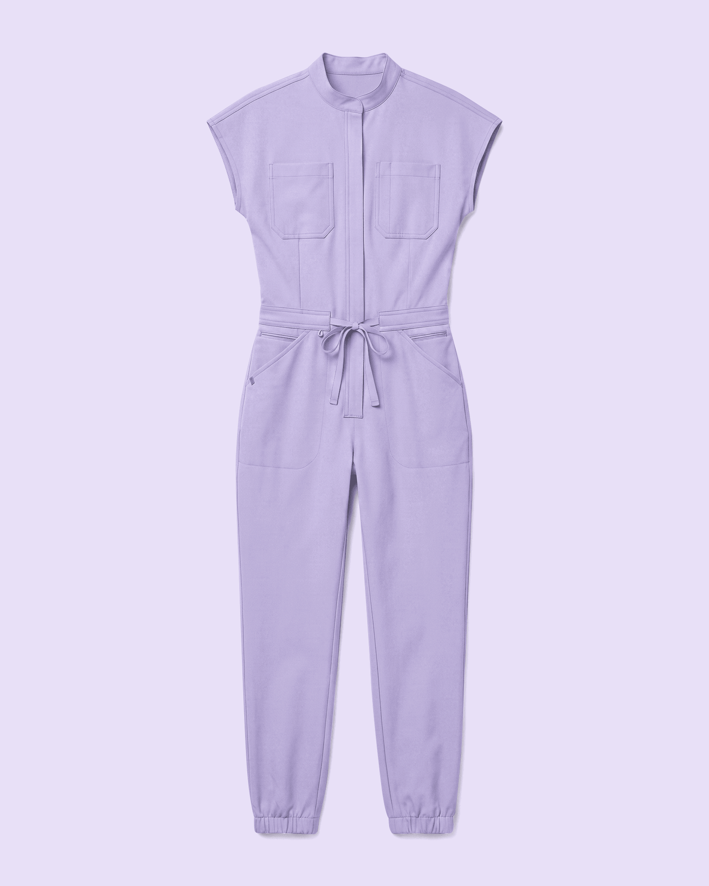 Women's Jogger Jumpsuit Lavender - Scrubloop