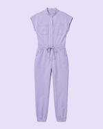 Women's Jogger Jumpsuit Lavender - Scrubloop