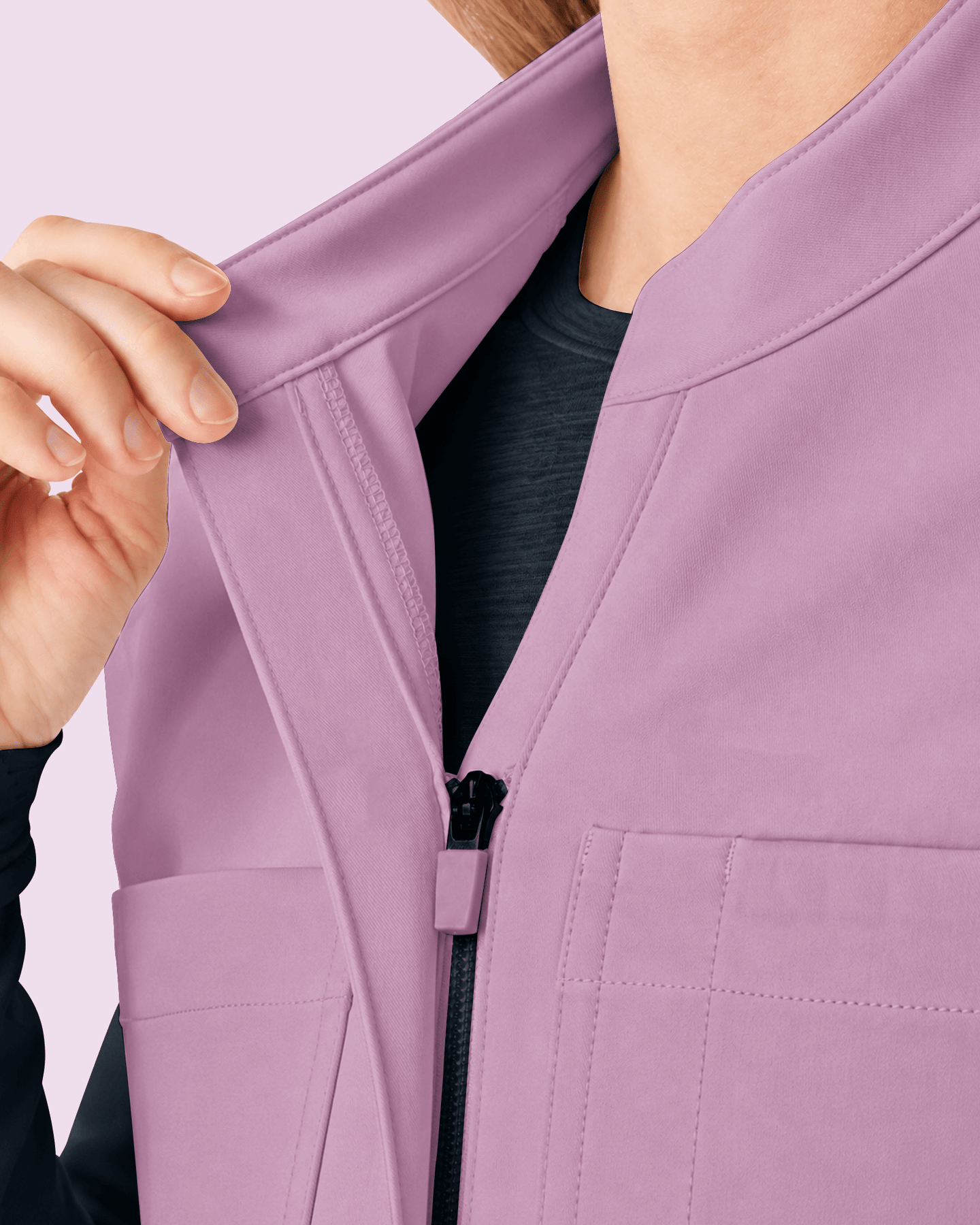 Women's Jogger Jumpsuit Lilac - Scrubloop