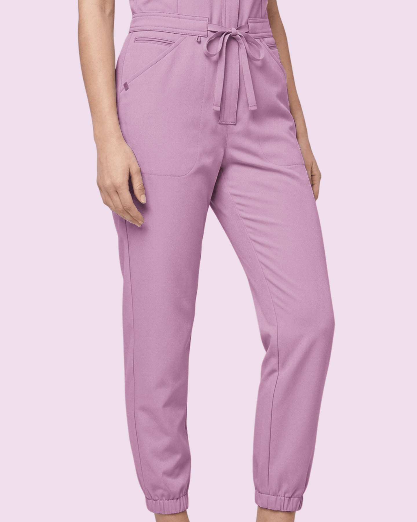 Women's Jogger Jumpsuit Lilac - Scrubloop