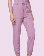 Women's Jogger Jumpsuit Lilac - Scrubloop