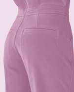 Women's Jogger Jumpsuit Lilac - Scrubloop