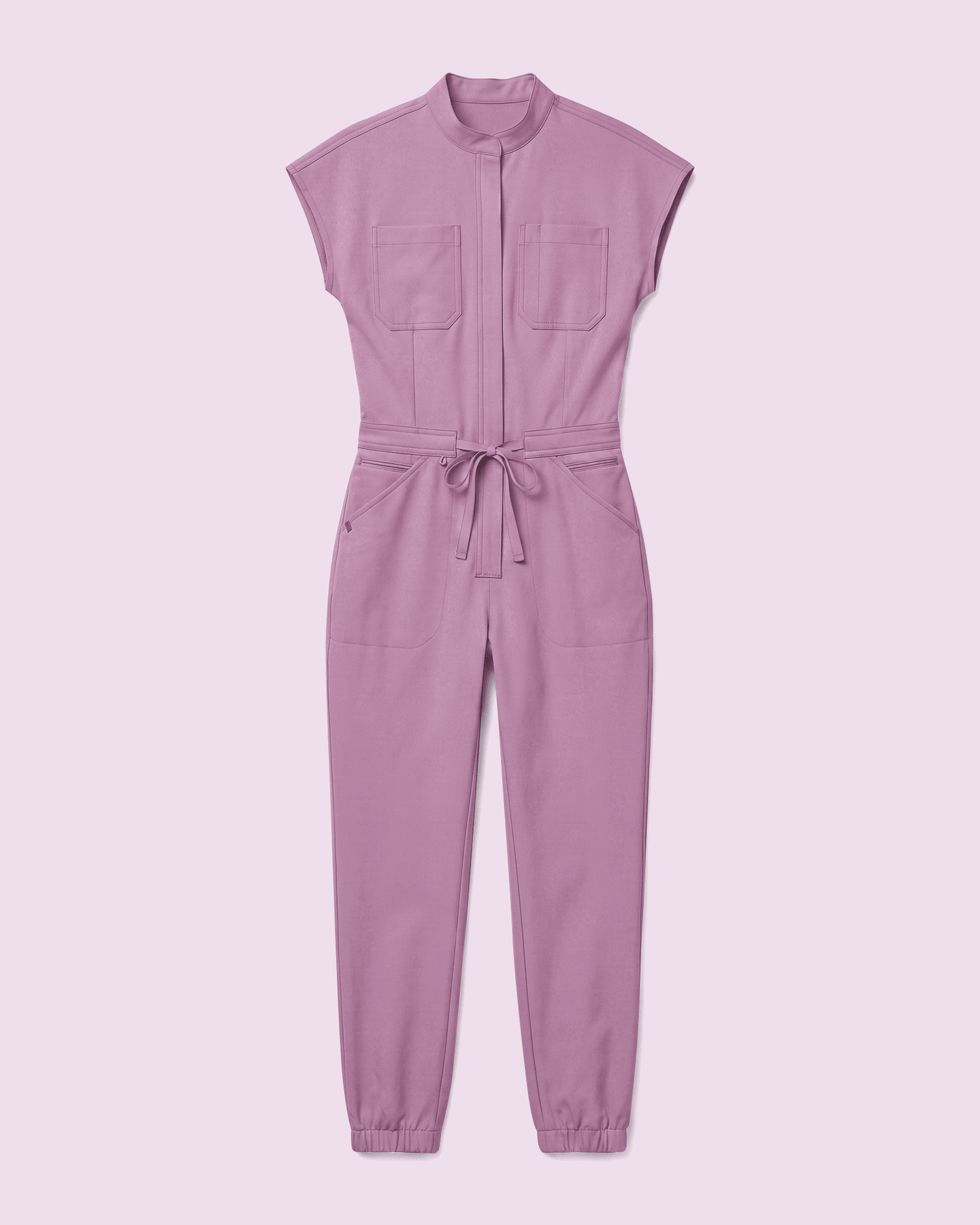 Women's Jogger Jumpsuit Lilac - Scrubloop