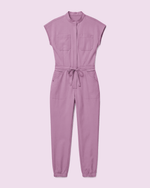 Women's Jogger Jumpsuit Lilac - Scrubloop