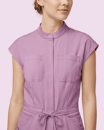 Women's Jogger Jumpsuit Lilac - Scrubloop