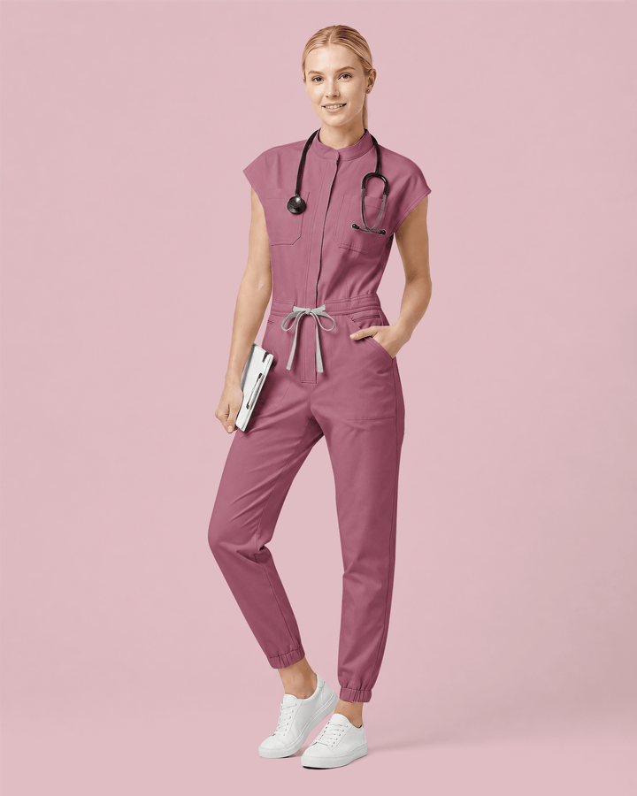 Women's Jogger Jumpsuit Mauve
