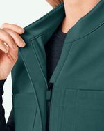 Women's Jogger Jumpsuit Midnight Green - Scrubloop