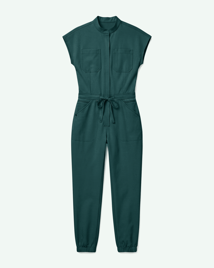 Women's Jogger Jumpsuit Midnight Green