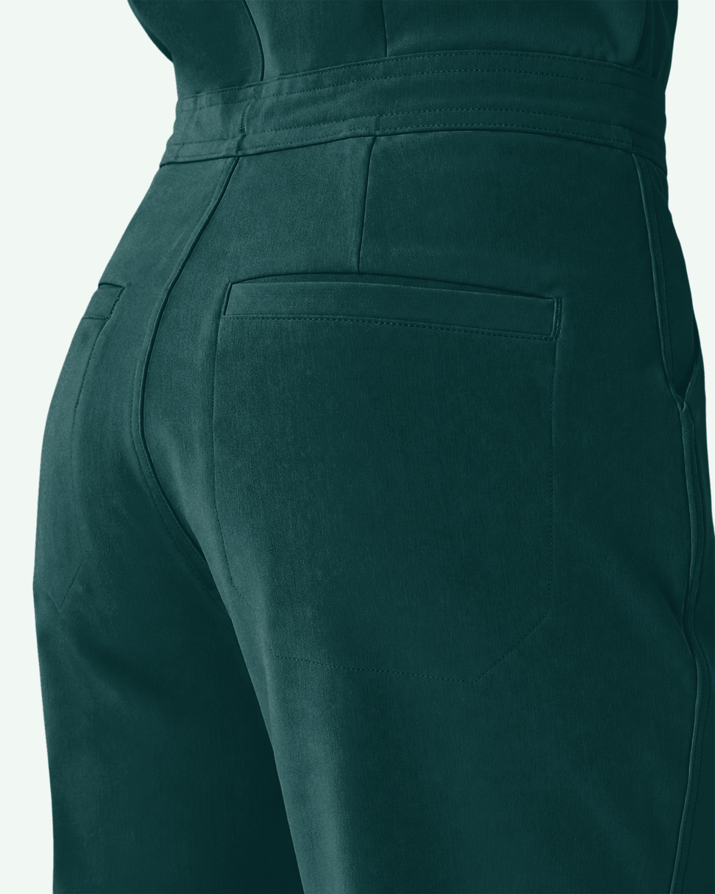 Women's Jogger Jumpsuit Midnight Green - Scrubloop