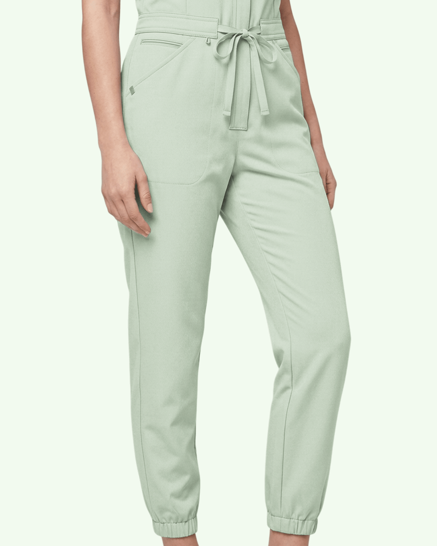 Women's Jogger Jumpsuit Mint - Scrubloop