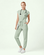 Women's Jogger Jumpsuit Mint - Scrubloop