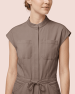 Women's Jogger Jumpsuit Mocha - Scrubloop