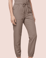 Women's Jogger Jumpsuit Mocha - Scrubloop