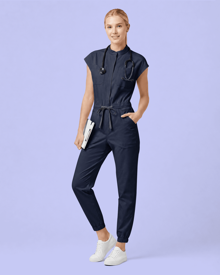 Women's Jogger Jumpsuit Navy